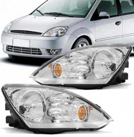 Farol Fiesta Hatch Sedan 2003 2004 2005 2006 2007 Ford